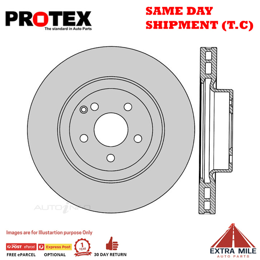 1X PROTEX Rotor - Front For MERCEDES BENZ CLS350 C219 4D Sdn RWD