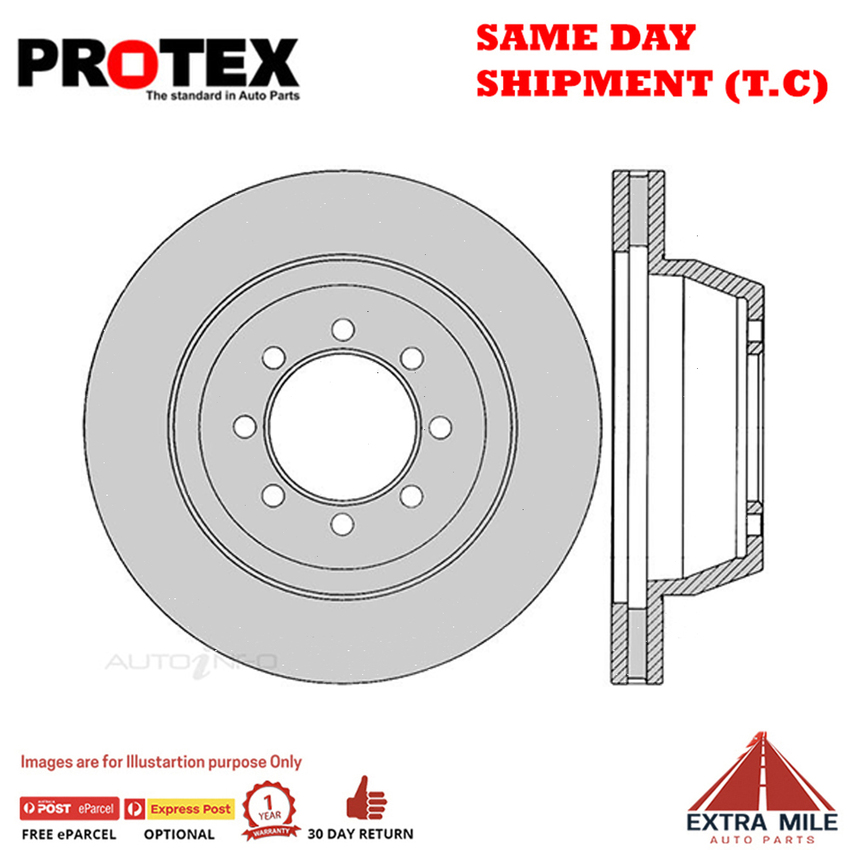 1X PROTEX Rotor - Front For FORD F350 . 2D Ute RWD..