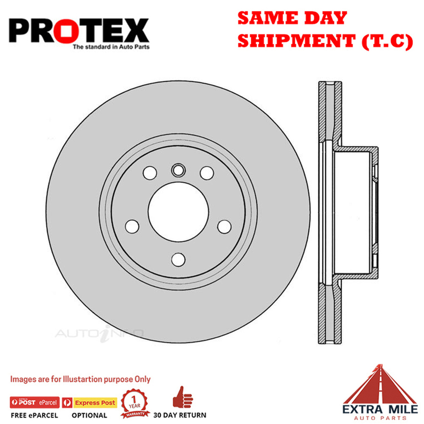 1X PROTEX Rotor - Front For BMW X3 F25 4D SUV 4WD.