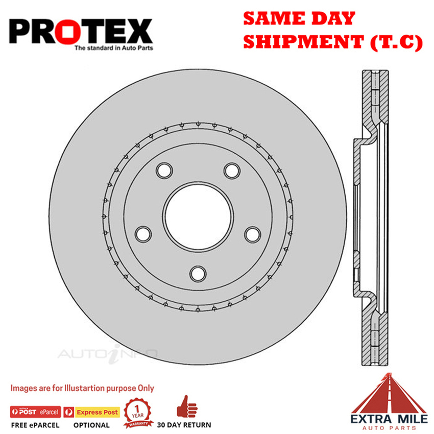 1X PROTEX Rotor - Front For DODGE JOURNEY JC 4D SUV FWD….