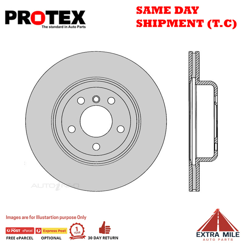1X PROTEX Rotor - Front For BMW 528i F10 4D Sdn RWD..