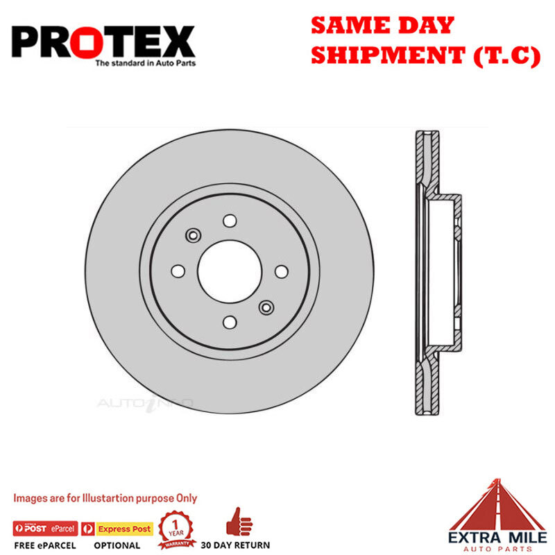 Protex Disc Rotor Pair For KIA RIO GT-LINE 1.0L 2018 - 2020