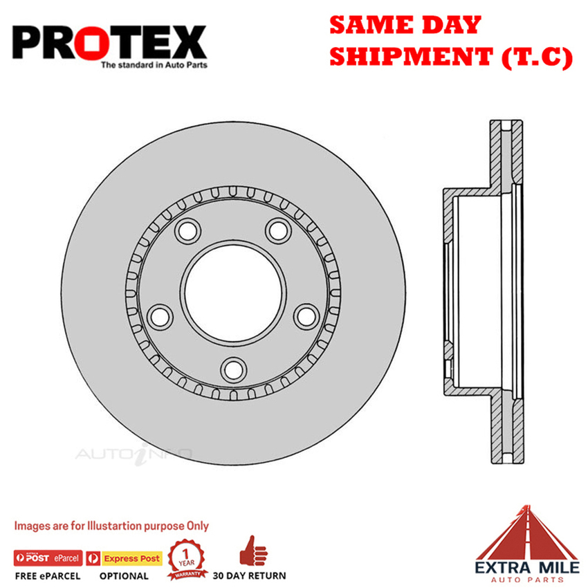 1X PROTEX Rotor - Front For MAZDA E2000 . 3D Van RWD…..