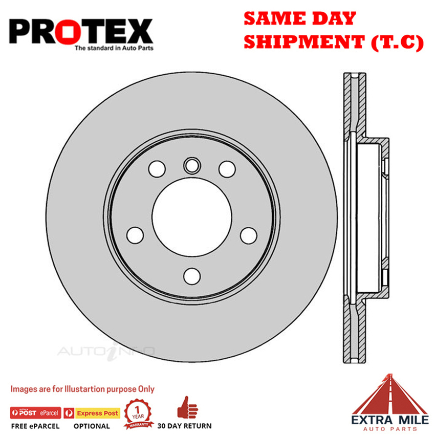 1X PROTEX Rotor - Front For MINI COUNTRYMAN D R60 4D Wgn FWD.