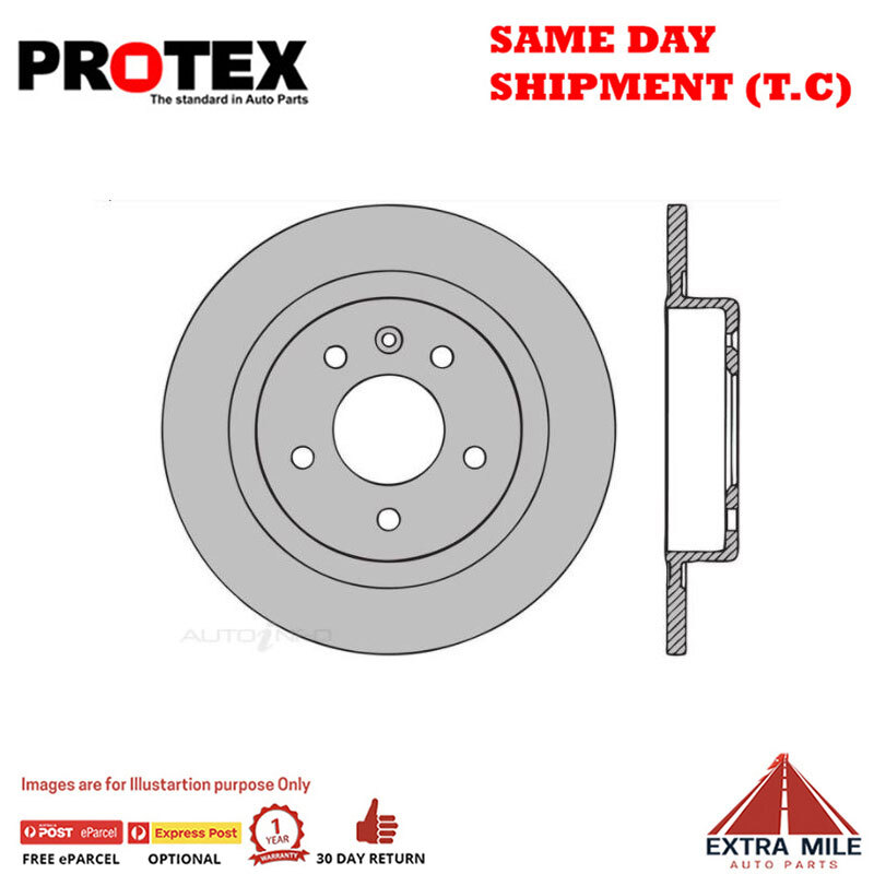 Protex Disc Rotor Pair For HOLDEN EQUINOX LS 1.5L 2017 - 2019