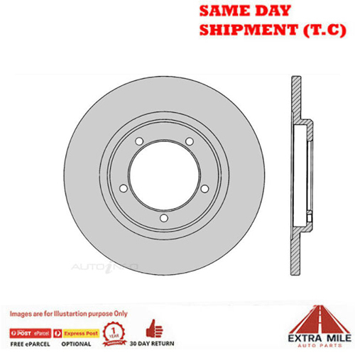 1X PROTEX Rotor - Front For TOYOTA BLIZZARD LD10R 2D Wgn 4WD.