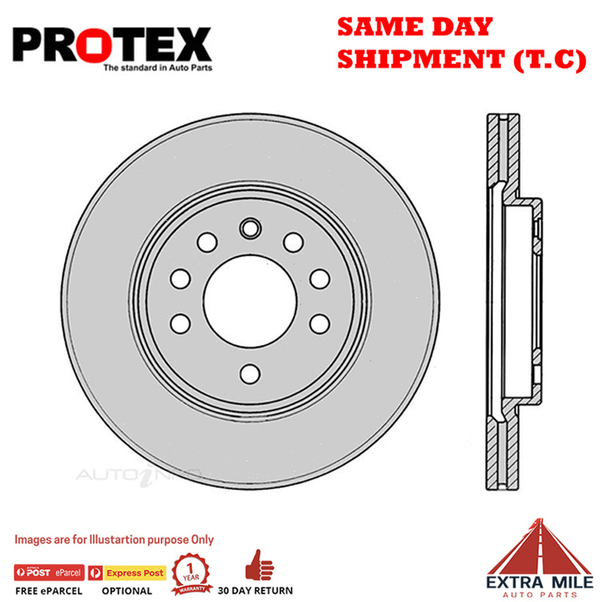 1X PROTEX Rotor - Front For SAAB 900 . 2D H/B FWD….