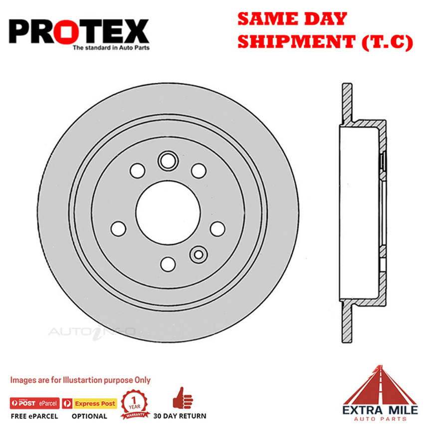 1X PROTEX Rotor - Rear For FORD FALCON AU1 2D Ute RWD..