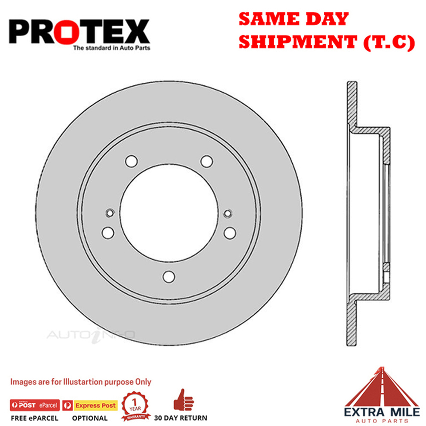 1X PROTEX Rotor - Front For SUZUKI SIERRA MG410 2D Ute 4WD.