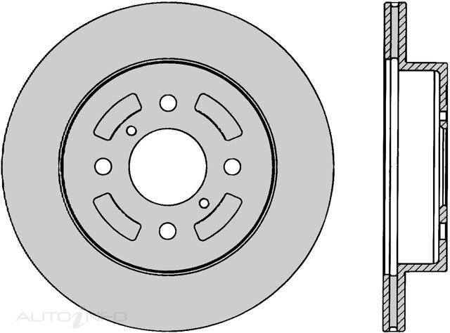 2X Protex Front Ultra Disc Brake Rotor For Suzuki Ignis RG413, RG415 1.3L M13A