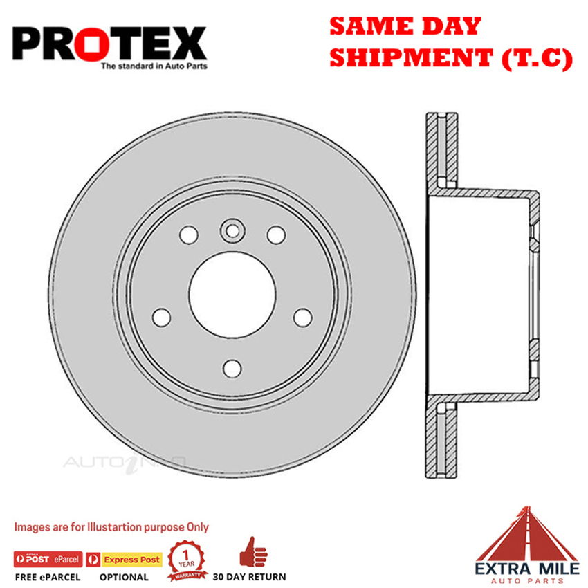1X PROTEX Rotor-Front For LAND ROVER DISCOVERY SERIES 2 4D SUV 4WD
