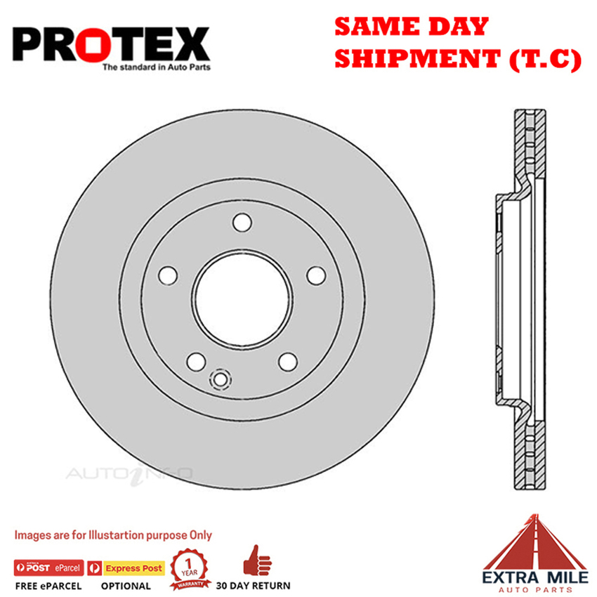 1X PROTEX Rotor - Front For MERCEDES BENZ A190 W168 4D H/B FWD..