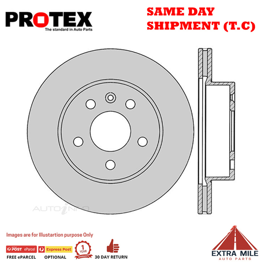 1X PROTEX Rotor - Front For MERCEDES BENZ VITO 113 3D Van FWD..