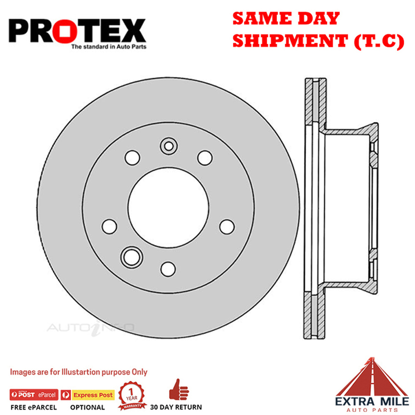 1X PROTEX Rotor - Front For VOLKSWAGEN LT35 2D 2D C/C RWD..