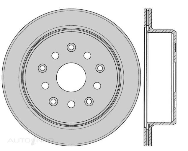 1X PROTEX Rotor - Rear For LEXUS SC400 UZZ30R 2D Cpe RWD….