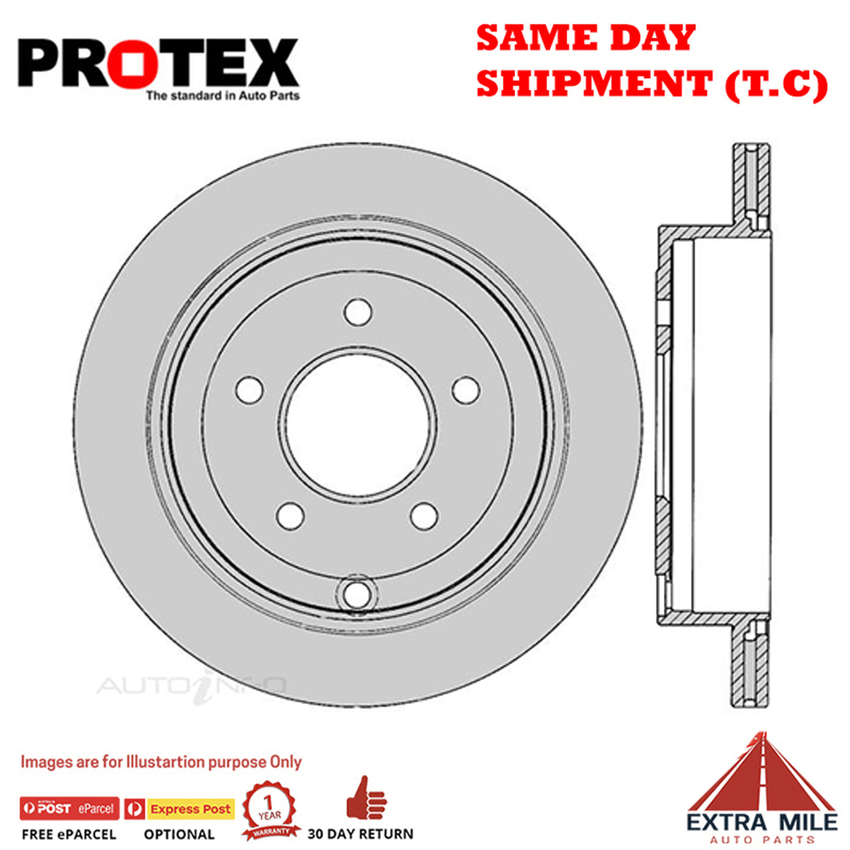 1X PROTEX Rotor - Rear For MAZDA BONGO FRIENDEE . 3D Van 4WD.