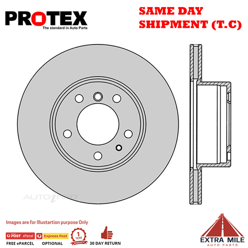 1X PROTEX Rotor - Front For BMW 525i E34 4D Wgn RWD..