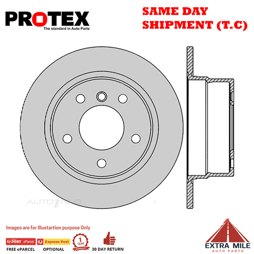 1X PROTEX Rotor - Rear For BMW 318Ti E36 2D H/B RWD….