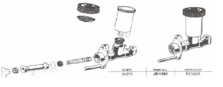 New Clutch Master Cylinder For ASIA ROCSTA . F8 4 Cyl CARB 1994 - 1997