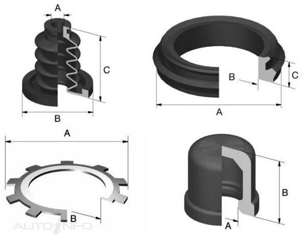 PROTEX Clutch Slave Cyl Kit For BMW 316 E21 M10B16V 4 Cyl CARB 1976 - 1983