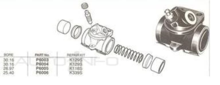 New Brake Wheel Cylinder-Rear For HOLDEN SPECIAL EK 4D Sdn RWD 1961 - 1962