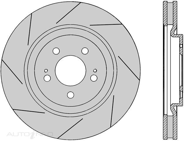 Ultra Perf. Front Rotor Pair For FORD FALCON/FPV GT 4.0L/5.4L