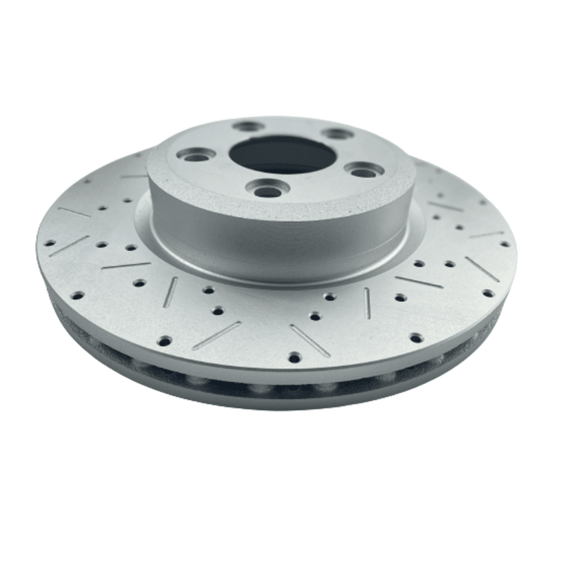 Protex Slotted Drilled Front Rotor Pair For FORD FALCON/LTD/TERRITORY 322mm