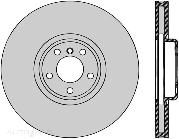 Ultra Perf. Rotor Pair For BMW X5 M50d 3.0L 2012 - 2018