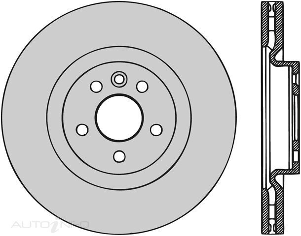 Ultra Perf. Disc Rotor Pair For Land Rovar Discovery Sport 2015 - 2017