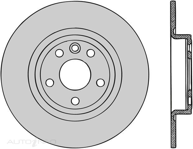 Ultra Perf. Rotor Pair For LAND ROVER DISCOVERY SPORT 2.0L/2.2L 2015 - 2016