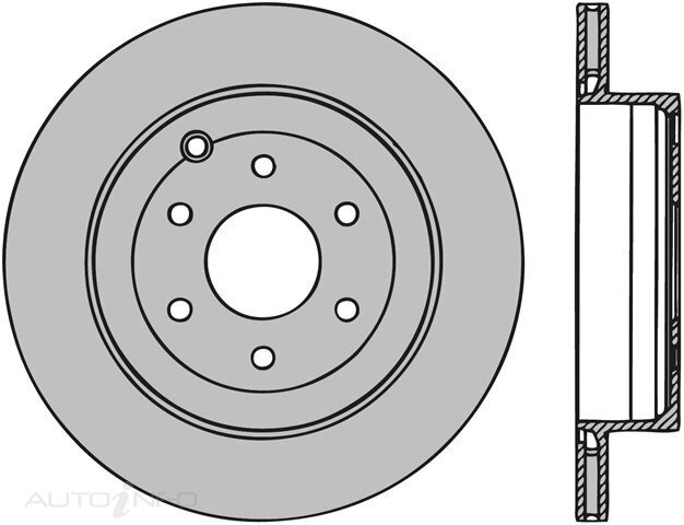 Ultra Perf. Rotor Pair For MERCEDES BENZ X250d 2.3L 2017-ON