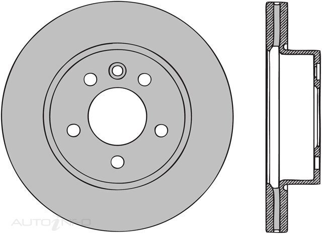Ultra Perf. Rotor Pair For VOLKSWAGEN CRAFTER 35 340 2.0L 2017 - 2019