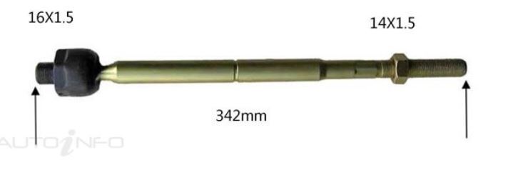 Protex Rack End For TOYOTA COROLLA AE92R 4D H/B FWD 1989 - 1994