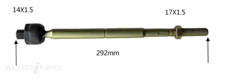 Protex Rack End For TOYOTA HIACE LH100R 3D Van RWD 1989 - 1993