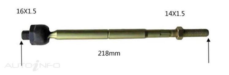 Protex Rack End For Ford Ranger Super CAB XL PX2 3.2L P5AT Turbo Diesel - RE1082