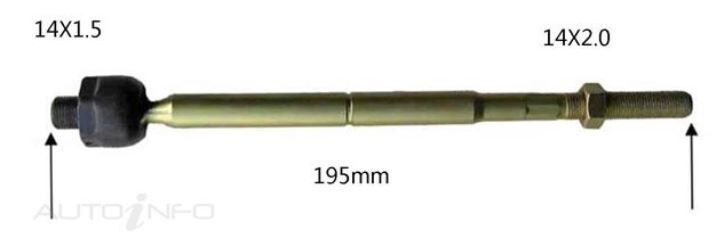 Protex Rack End For VOLVO C70  2D Cpe FWD 1998 - 2003
