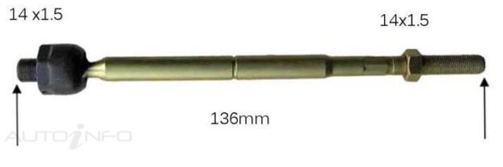 Protex Rack End For HONDA PRELUDE BB 2D Cpe FWD 1991 - 2002