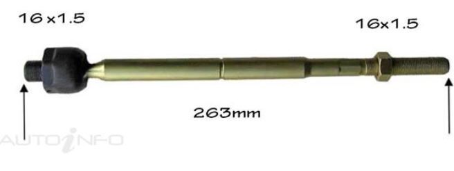 Protex Rack End For HYUNDAI TUCSON JM 4D SUV AWD 2004 - 2010