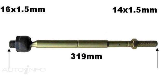 Protex Rack End For SUBARU LIBERTY BG 4D Wgn 4WD 1994 - 1999