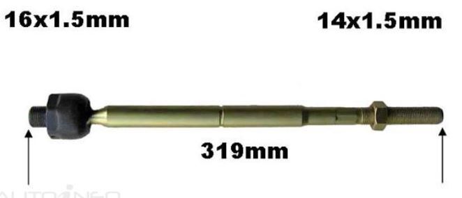 Protex Rack End For SUBARU IMPREZA  4D H/B AWD 2012 - 2016