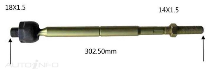 Protex Rack End For OPEL ASTRA AH 4D H/B FWD 2004 - 2007