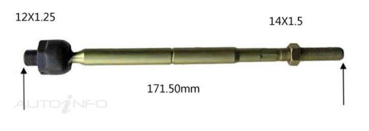 Protex Rack End For HONDA ACCORD CD 4D Sdn FWD 1993 - 1998