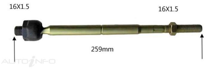 Protex Rack End For TOYOTA RAV4 ACA33R 4D SUV 4WD 2005 - 2013