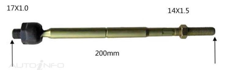 Protex Rack End For FORD ECONOVAN  3D Van 4WD 1986 - 1988