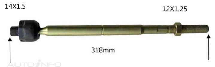 Protex Rack End For SUZUKI BALENO SY416 4D Sdn FWD 1995 - 2001