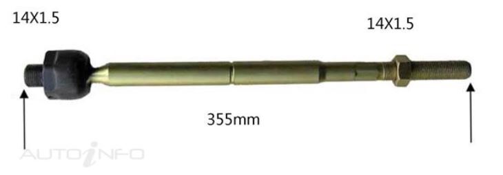 Protex Rack End For TOYOTA CELICA ST183C 2D Conv FWD 1990 - 1993