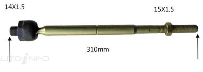 Protex Rack End For TOYOTA HILUX GGN15R 2D C/C RWD 2005 - 2013