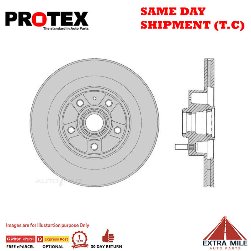 Ultra Select Front Rotor Pair For VOLVO 740 2.3L 1984 - 1997