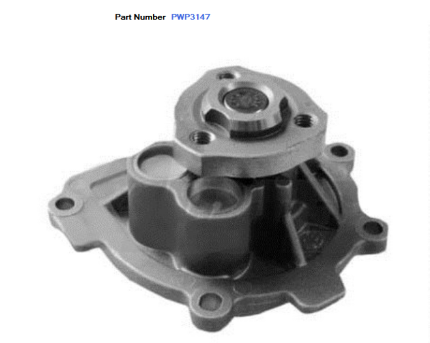 Protex Engine Water Pump For Alfa Romeo 159, Holden, Opel Astra/Corsa