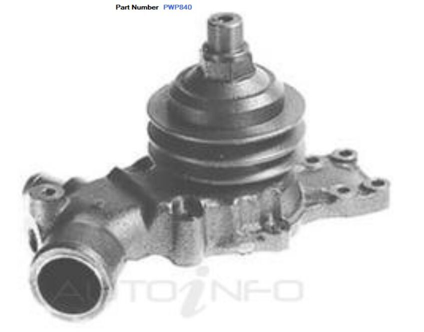 Protex Gold Water Pump For Jaguar XJ6 Series II 4.2L Petrol AK6 2D Coupe